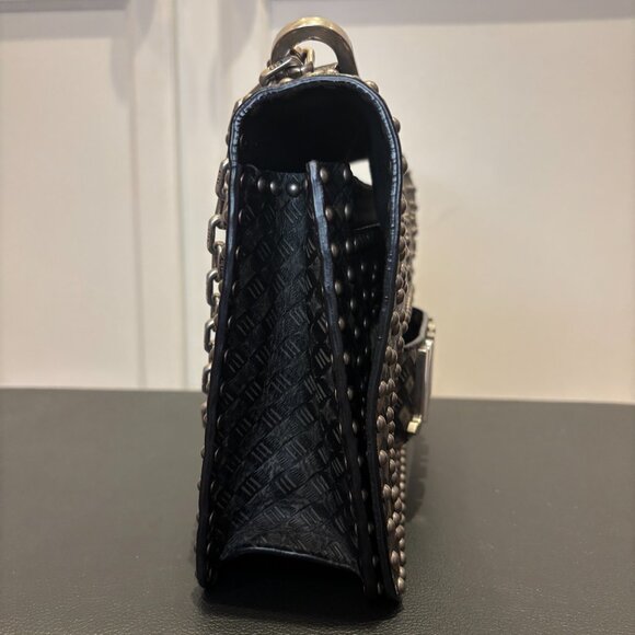 Christian Dior J'Adior Flap Bag Studded Embossed Leather - Picture 5 of 12